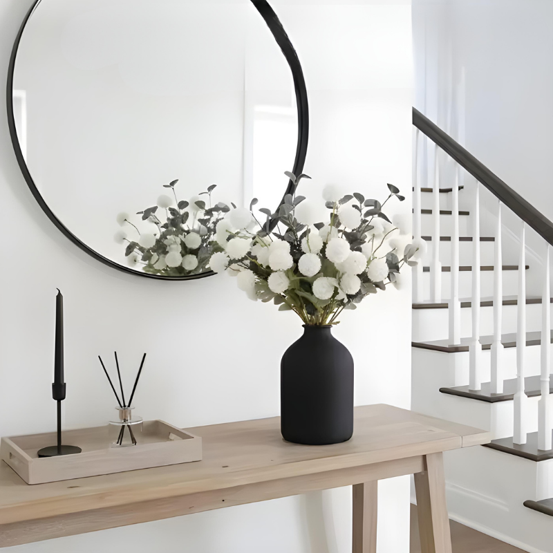Vase Métal Mat | Style Décoratif Moderne Épuré - Maison Vase