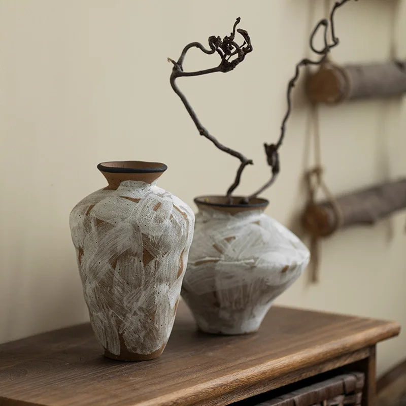 Vase Artistique en Céramique Décoratif Minimaliste Wabi-Sabi | Style Japonais