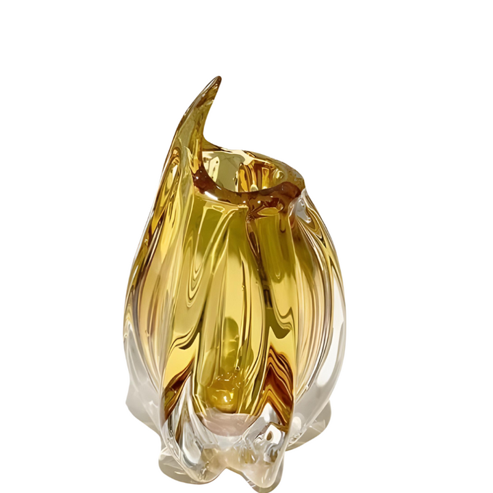 Vase en Verre Décoratif et Moderne | Effet Cristal