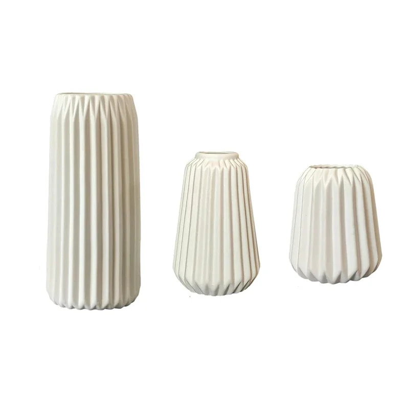 Vase à Fleurs Blanc en Céramique | Moderne et Élégant