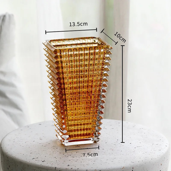 Vase en Verre Décoratif | Style Scandinave Élégant