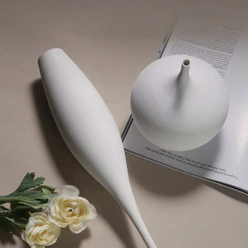 Vase en Céramique Minimaliste | Design Moderne Fait à la Main