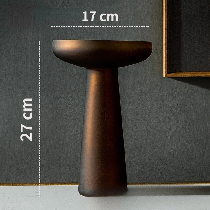 Vase à Fleurs en Verre Dépoli | Scandinave et Minimaliste