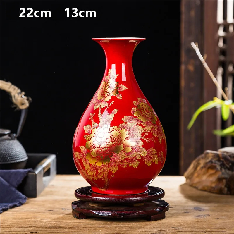 Vase à Fleurs Chinois en Céramique | Élégance Décorative Artisanale