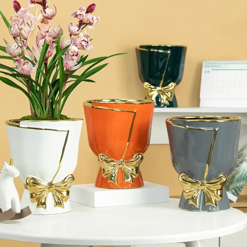 Vase Scandinave En Céramique | Papillon