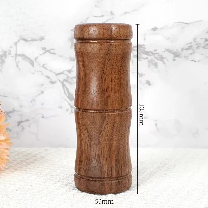 Petit Vase Soliflore en Bois Massif | Élégance Naturelle et Artisanat Raffiné