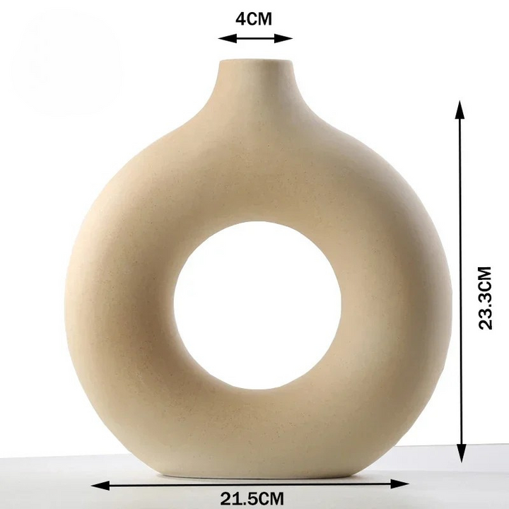 Petit Vase Pampa Soliflore Scandinave | Céramique Élégante