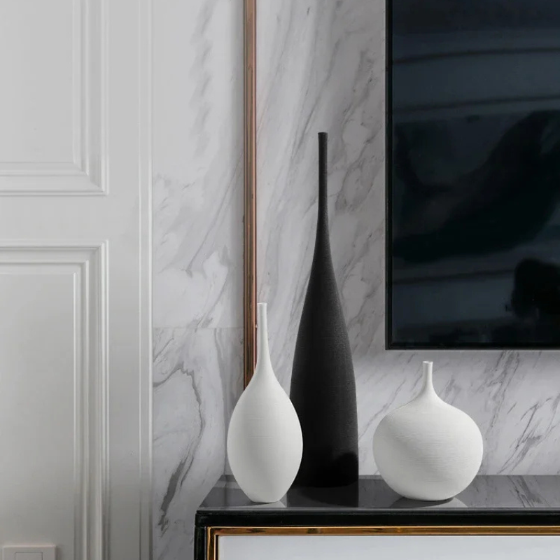 Vase en Céramique Minimaliste | Design Moderne Fait à la Main