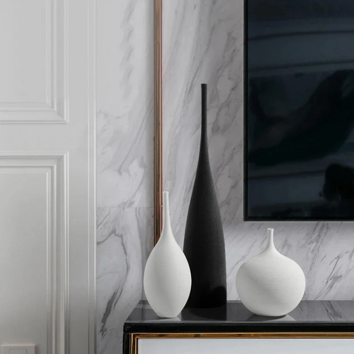 Vase en Céramique Minimaliste | Design Moderne Fait à la Main