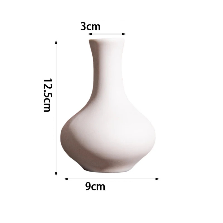 Vase Blanc Moderne | Design Épuré en Céramique