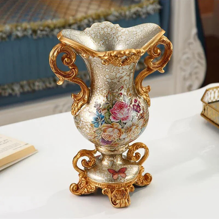 Vase Décoratif Européen En Résine Luxueux