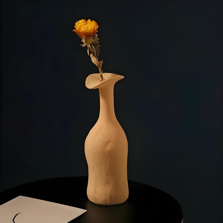Vase Décoratif Moderne Design Scandinave | Texture Céramique Artisanale