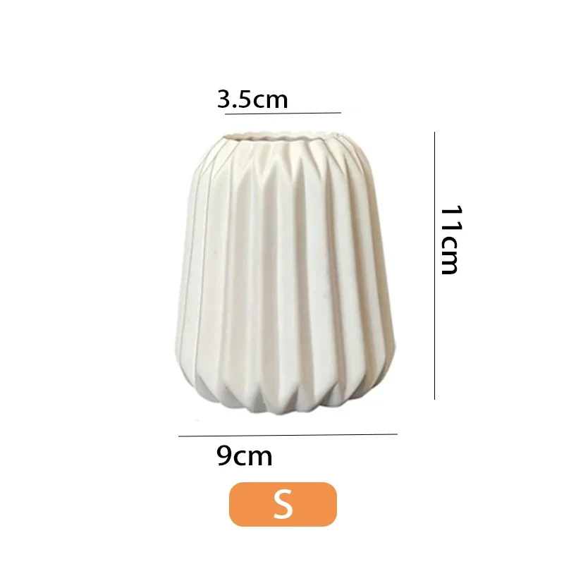 Vase à Fleurs Blanc en Céramique | Moderne et Élégant