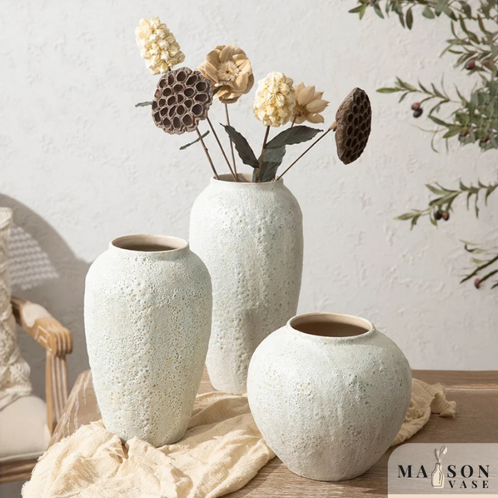 Vase en Céramique Style Chinois | Artisanat Original Élégant