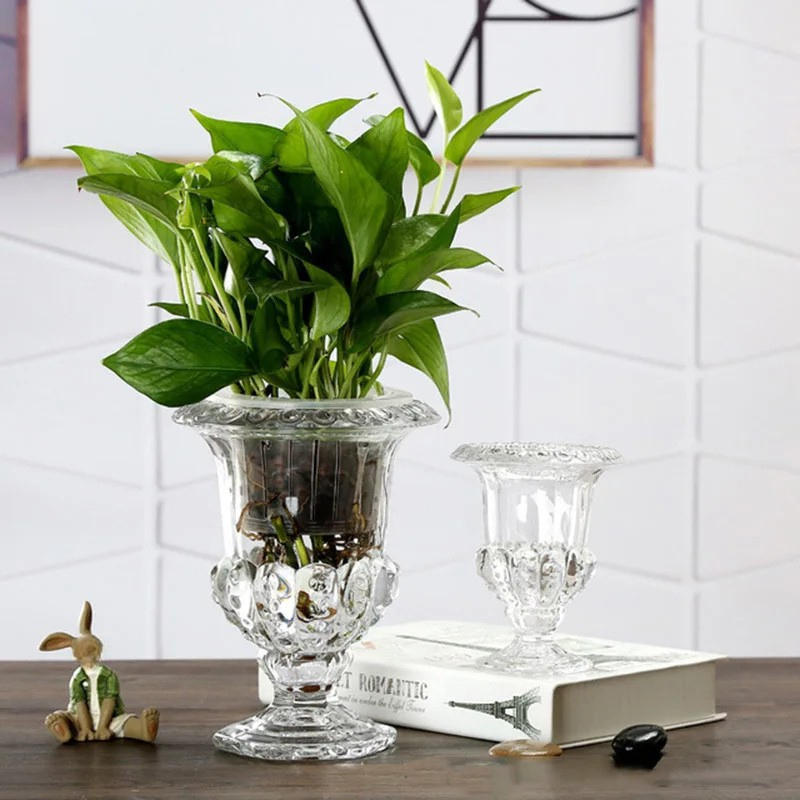 Petit Vase en Verre Transparent | Élégant et Décoratif