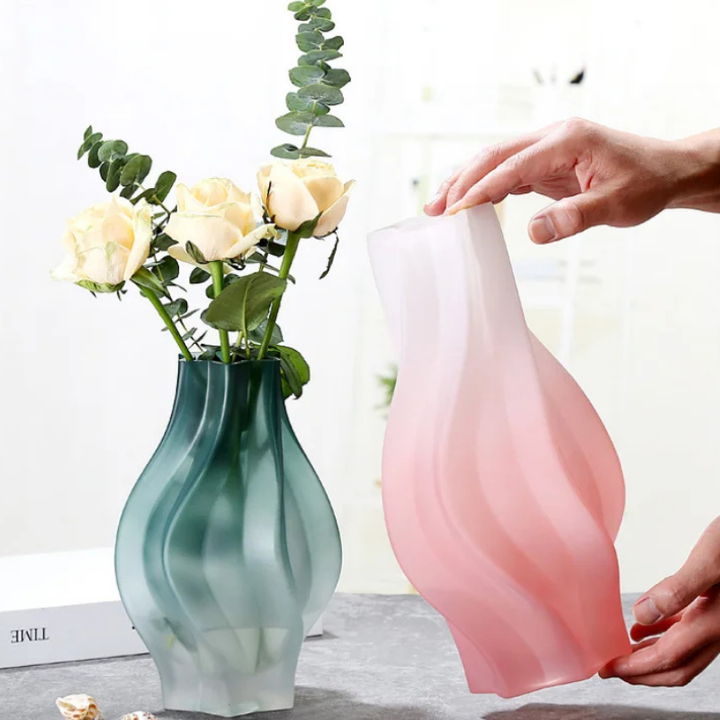 Petit Vase à Fleurs en Verre Nordique | Effet Dépoli