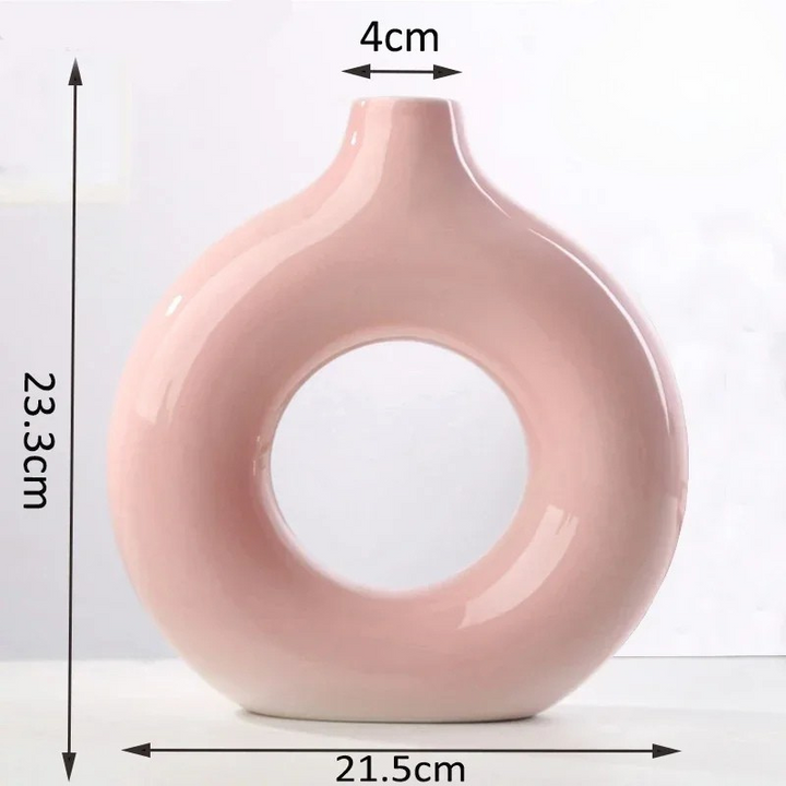 Petit Vase Pampa Soliflore Scandinave | Céramique Élégante