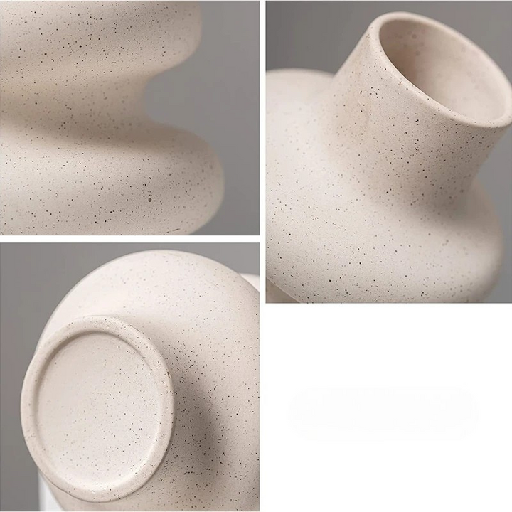 Vase en Céramique Moderne Décoratif | Design Scandinave et Bohème