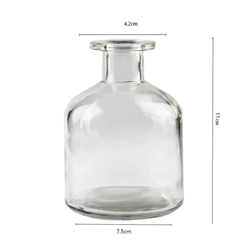 Vase en Verre Coloré Cylindrique Décoratif | Style Scandinave