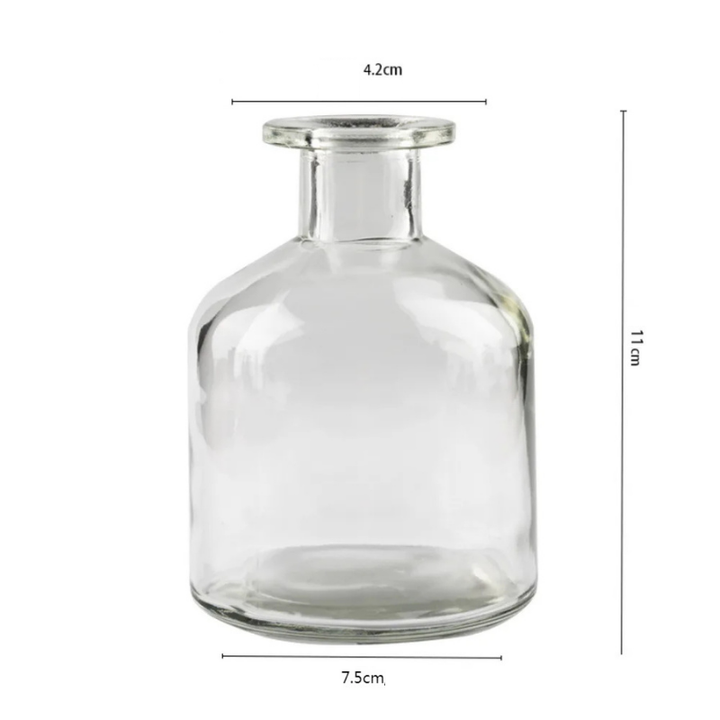 Vase en Verre Coloré Cylindrique Décoratif | Style Scandinave