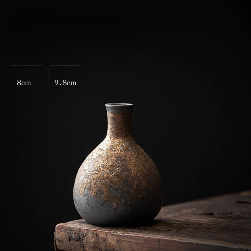 Vase à Fleurs Grec Vintage Décoratif en Céramique