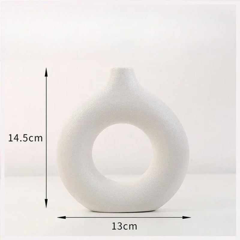 Petit Vase Pampa Soliflore Scandinave | Céramique Élégante