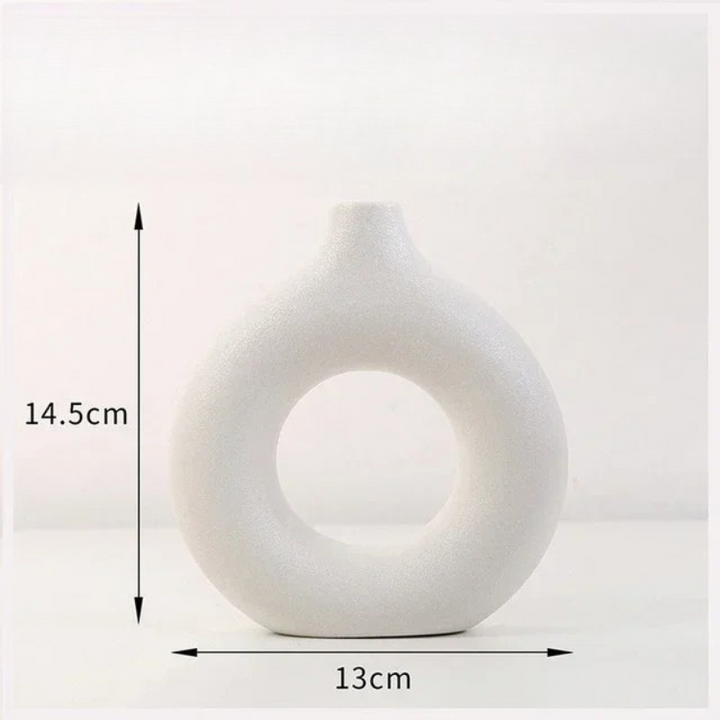 Petit Vase Pampa Soliflore Scandinave | Céramique Élégante