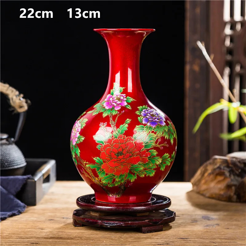 Vase à Fleurs Chinois en Céramique | Élégance Décorative Artisanale