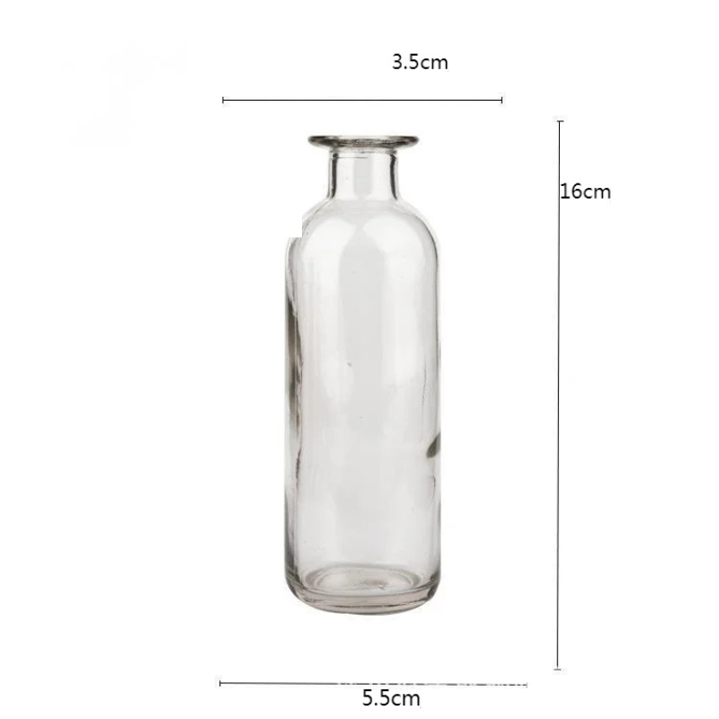 Vase en Verre Coloré Cylindrique Décoratif | Style Scandinave