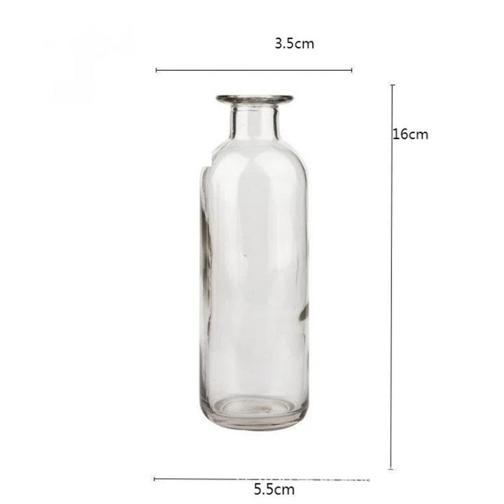 Vase en Verre Coloré Cylindrique Décoratif | Style Scandinave