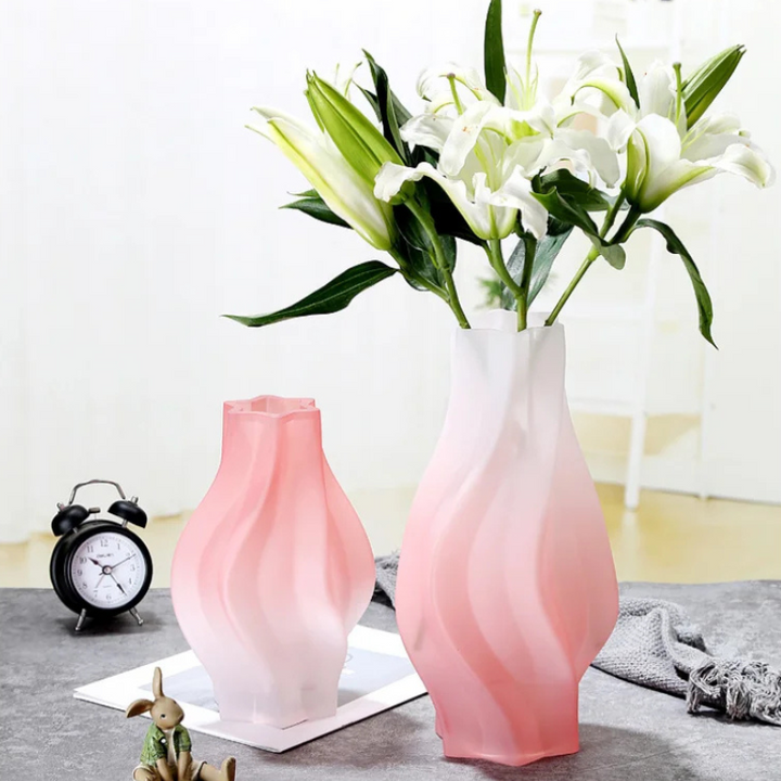 Petit Vase à Fleurs en Verre Nordique | Effet Dépoli