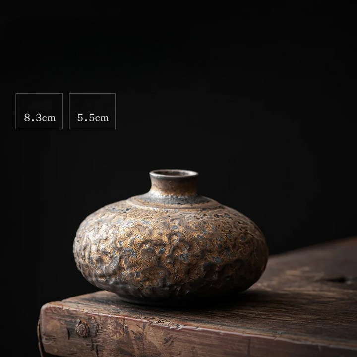 Vase à Fleurs Grec Vintage Décoratif en Céramique