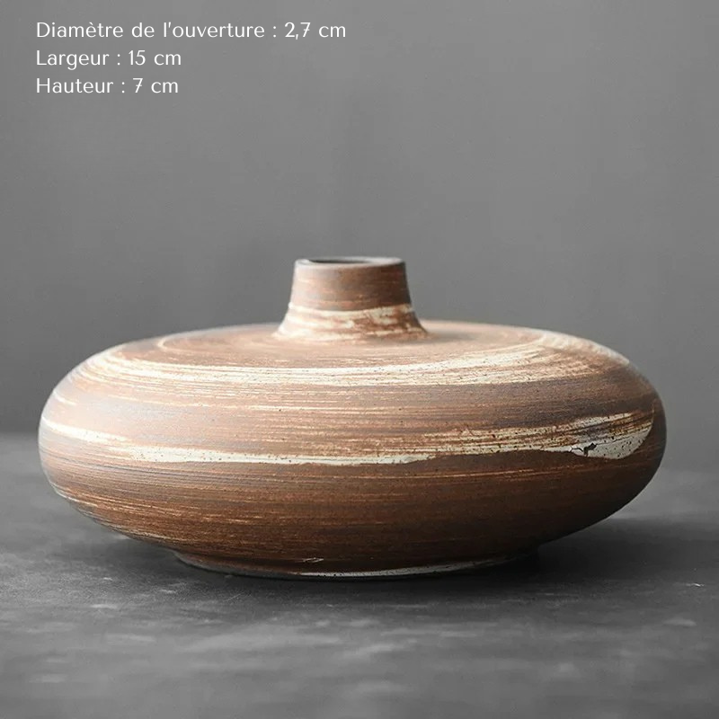 Vase à Fleurs Vintage Japonais