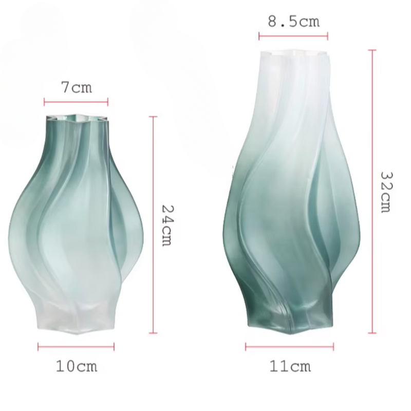 Petit Vase à Fleurs en Verre Nordique | Effet Dépoli