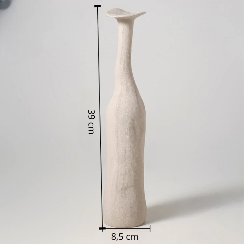 Vase Décoratif Moderne Design Scandinave | Texture Céramique Artisanale