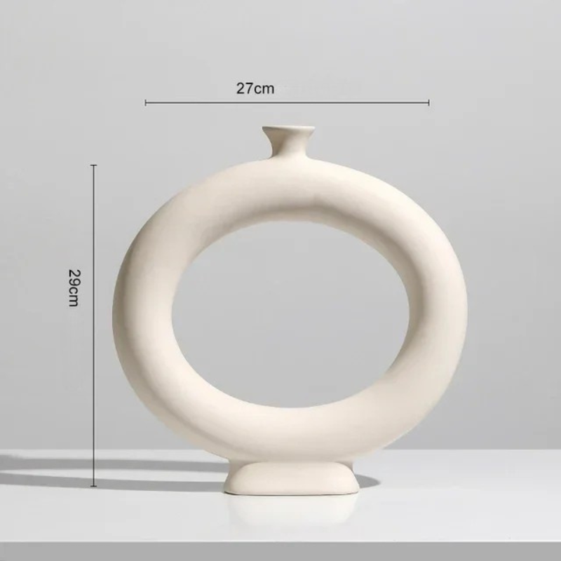 Petit Vase Pampa Soliflore Scandinave | Céramique Élégante