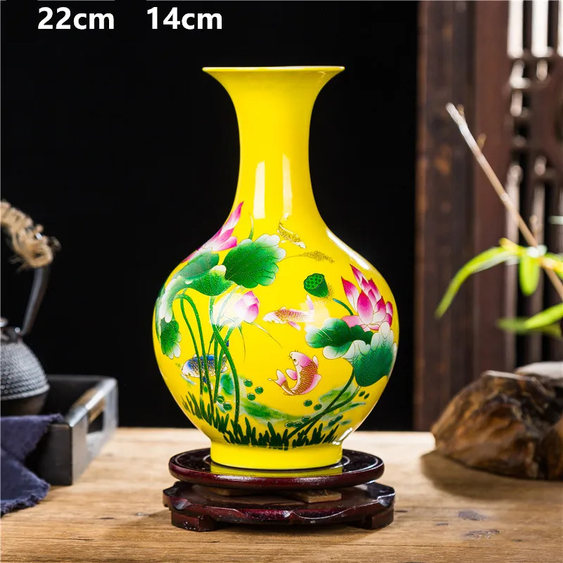 Vase à Fleurs Chinois en Céramique | Élégance Décorative Artisanale