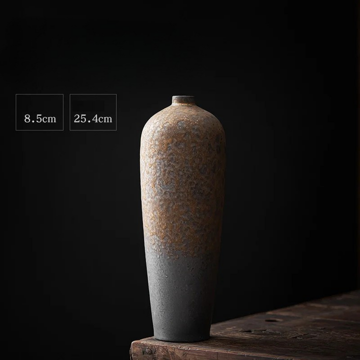 Vase à Fleurs Grec Vintage Décoratif en Céramique