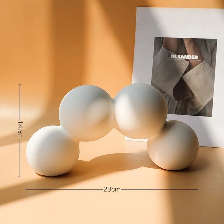 Vase Scandinave Blanc | Décoratif et Moderne