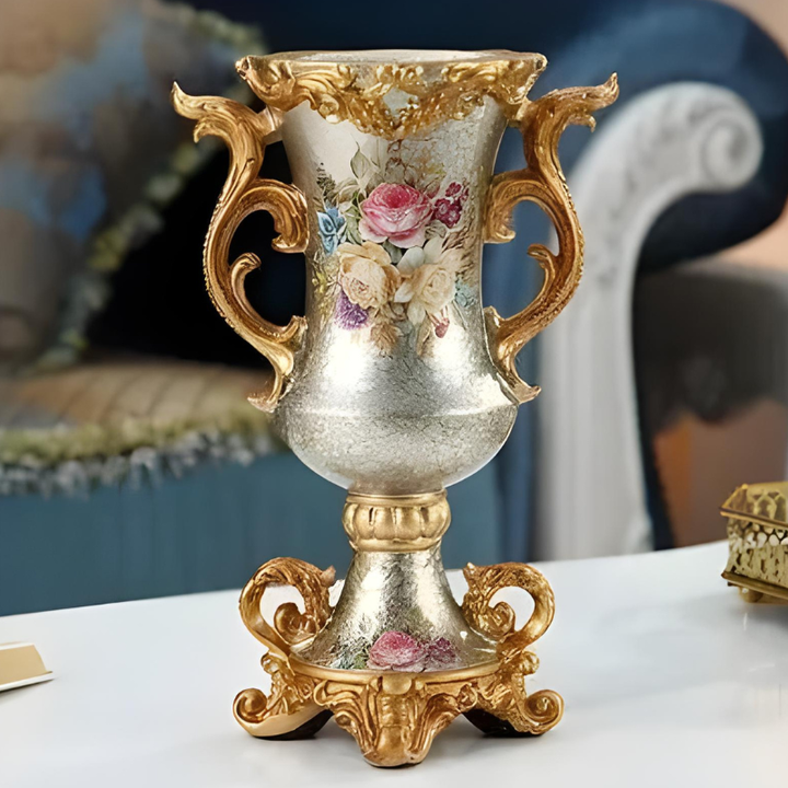 Vase Décoratif Européen En Résine Luxueux
