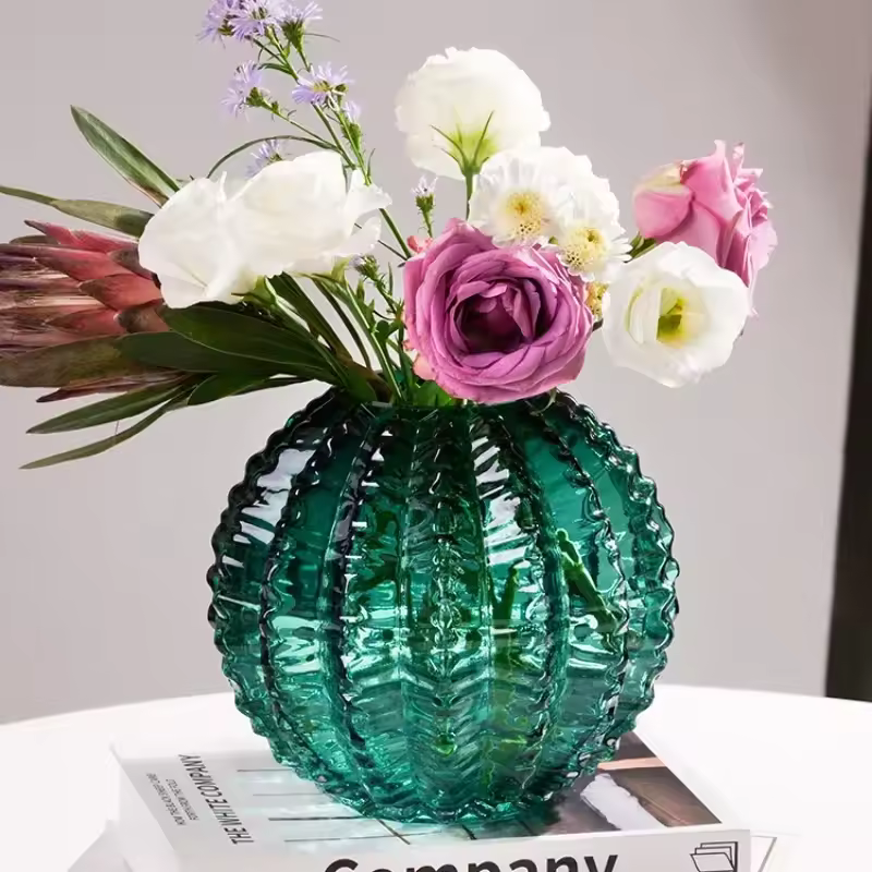 Vase en Verre Haut de Gamme | Éclat Luxueux et Design Moderne