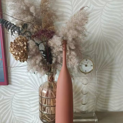 Vase Porcelaine Brute | Déco Intérieure Minimaliste | 5 Tailles