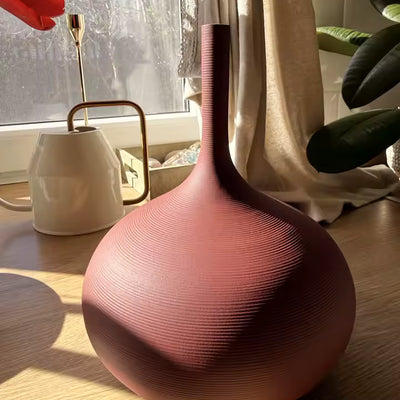 Vase Porcelaine Brute | Déco Intérieure Minimaliste | 5 Tailles