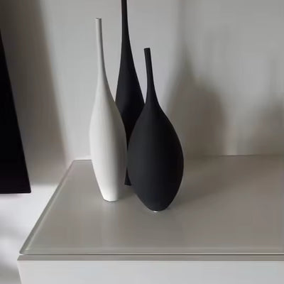 Vase en Céramique Minimaliste | Design Moderne Fait à la Main