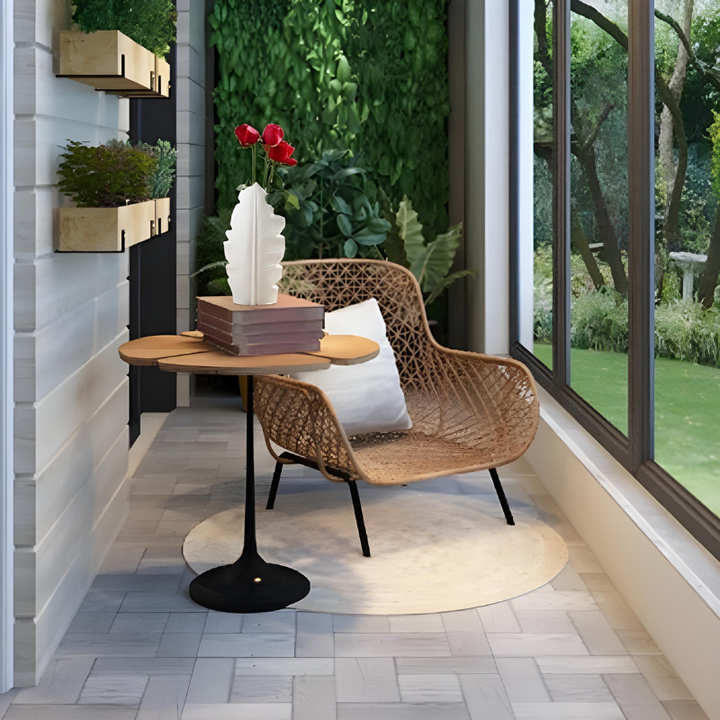 Vase à Fleurs en Céramique Blanche | Plume Élégant