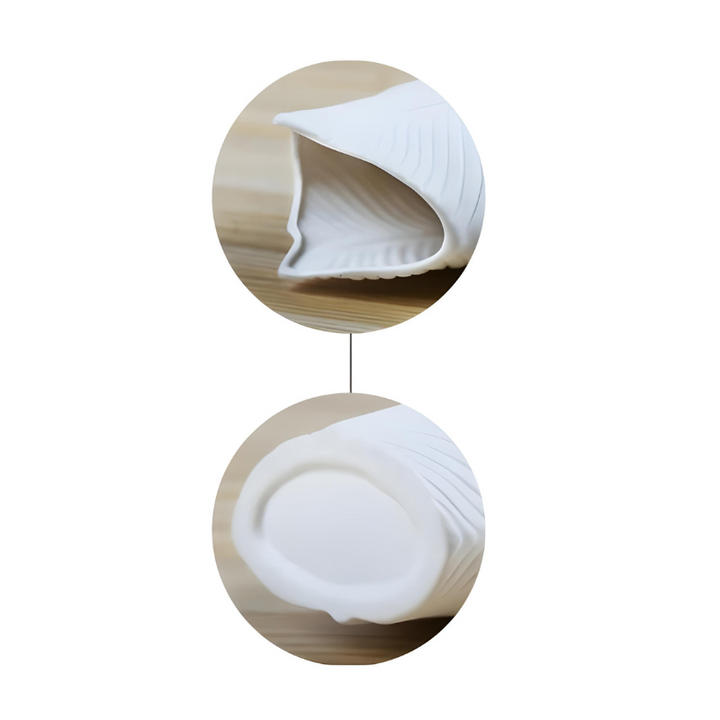 Vase à Fleurs en Céramique Blanche | Plume Élégant