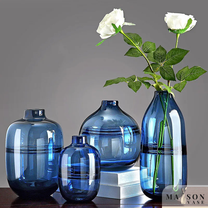 Vase à Fleurs en Verre Transparent | Design Moderne et Élégant