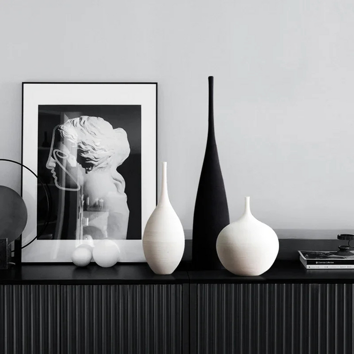 Vase en Céramique Minimaliste | Design Moderne Fait à la Main