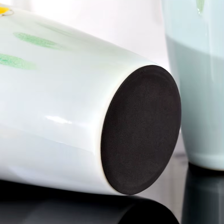 Grand Vase à Fleurs Blanc au Style Européen | Décoratif, Moderne et Luxueux