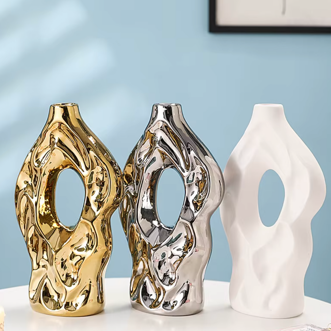 Vase à Fleurs en Céramique Design et Moderne